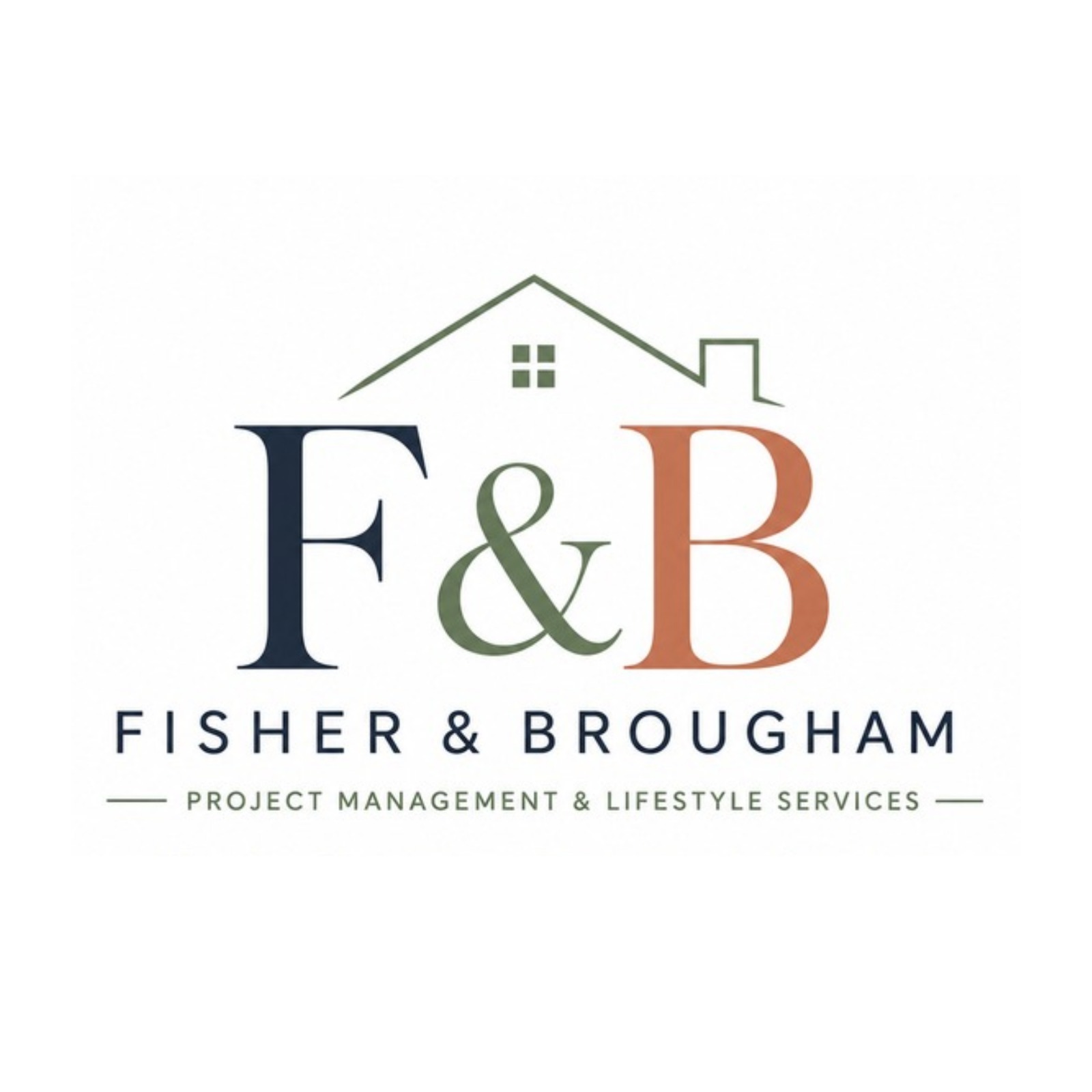 Fisher & Brougham logo: project management and lifestyle services